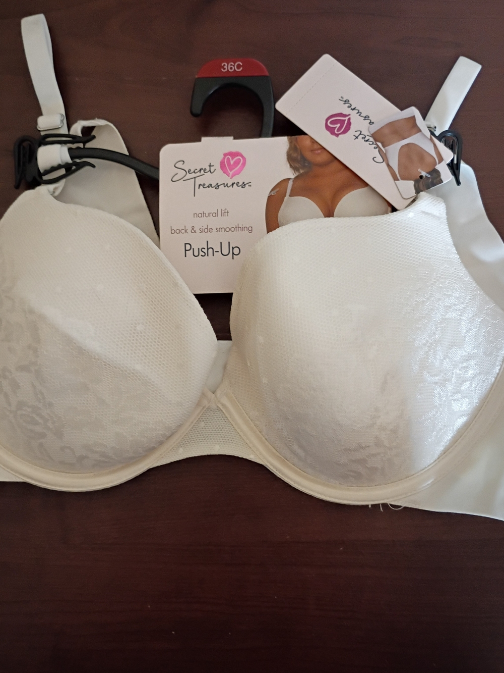 Secret Treasures Ivory Push-Up Bra - 36C..New